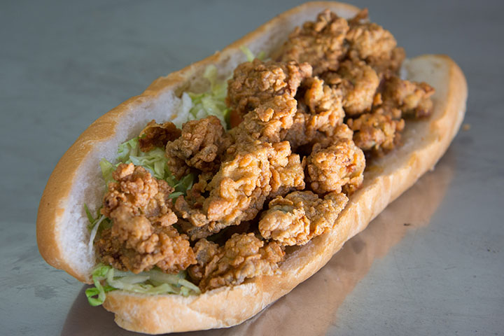 Fried Oysters PO-BOY, NOLA style, delicious!
