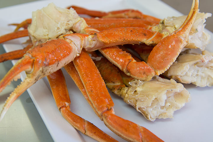 We have sevral types of crabs such as local Louisiana Blue  Crabs, Dungeness Crabs and Snow Crabs.